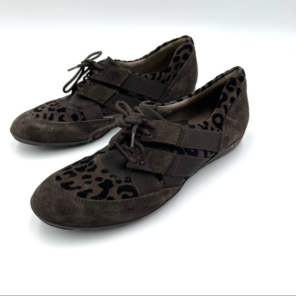 Sesto Meucci brown leopard print sneakers size 5.5 - Picture 5 of 10